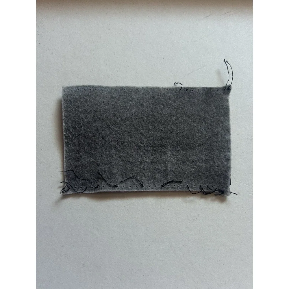 DKNY Black Leather Sew-On Logo Patch for Jackets, Jeans/Pants, Bags/Purses